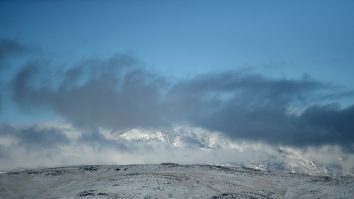 Zăpadă în deșert. Fenomenul impresionant dintr-un stat american