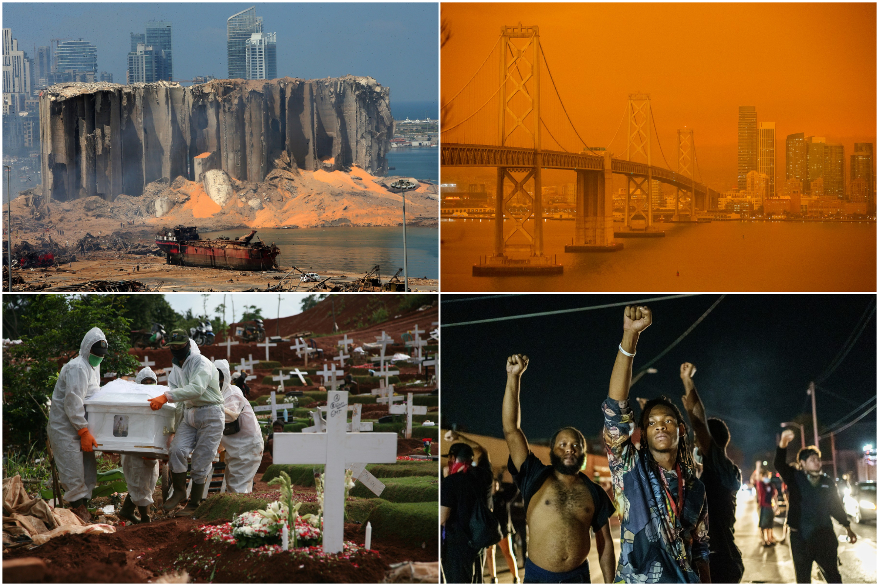 Evenimentele majore ale anului 2020 surprinse în fotografii impresionante