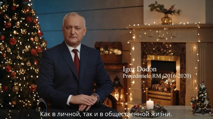 Televiziunile pro-ruse nu vor transmite mesajul de Anul Nou al președintelui Maia Sandu, ci mesajul lui Igor Dodon