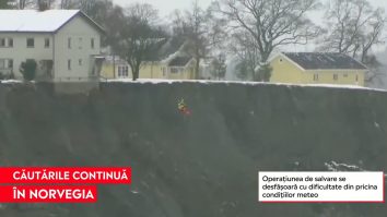 Tragedia din Norvegia continuă. Autorităţile încearcă să găsească persoanele dispărute