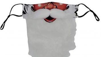 Crăciunul în pandemie poate fi inedit: o mască cu barba lui Moș Crăciun se vinde pe Amazon