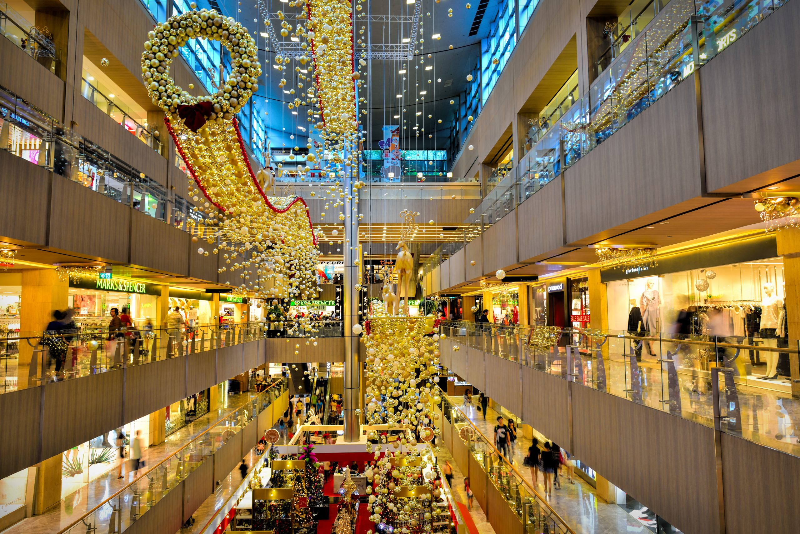 Imagini spectaculoase cu luminile de Crăciun din Singapore