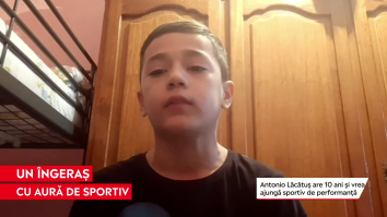 Visul lui Antonio Lăcătuș de Crăciun: Îmi doresc cel mai mult un laptop să fac orele, pe tabletă nu aud