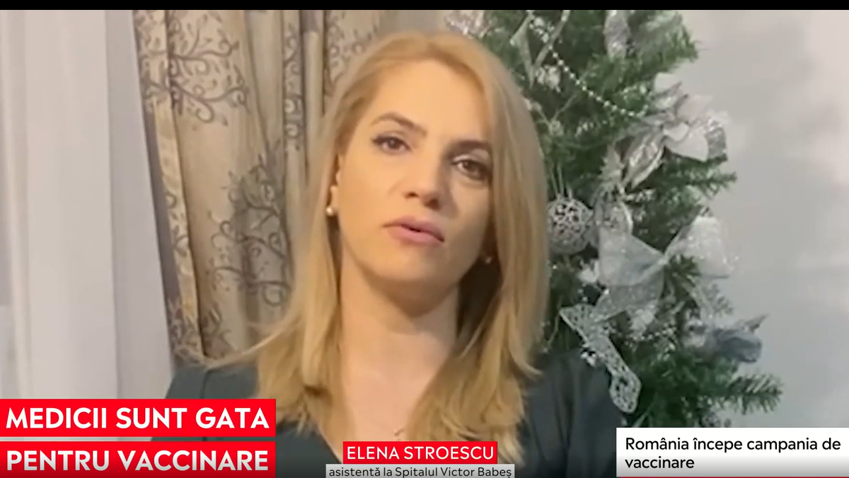 Asistentă medicală: „Pentru mine vaccinul înseamnă foarte mult. Lucrez zilnic cu oameni infectați cu Covid. Le văd suferința”