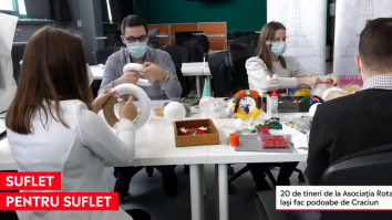 Atelierul Speranței oferă copiilor mai puțin norocoși daruri handmade. Oricine poate contribui cu o sumă de bani