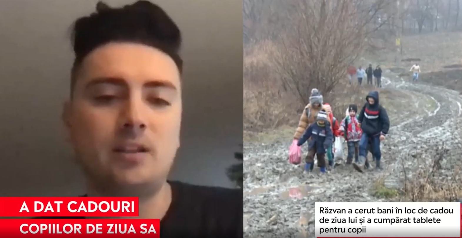 De ziua lui a dăruit, în loc să primească. Răzvan Balaban a strâns 7.000 de lei și a cumpărat tablete pentru copii nevoiași