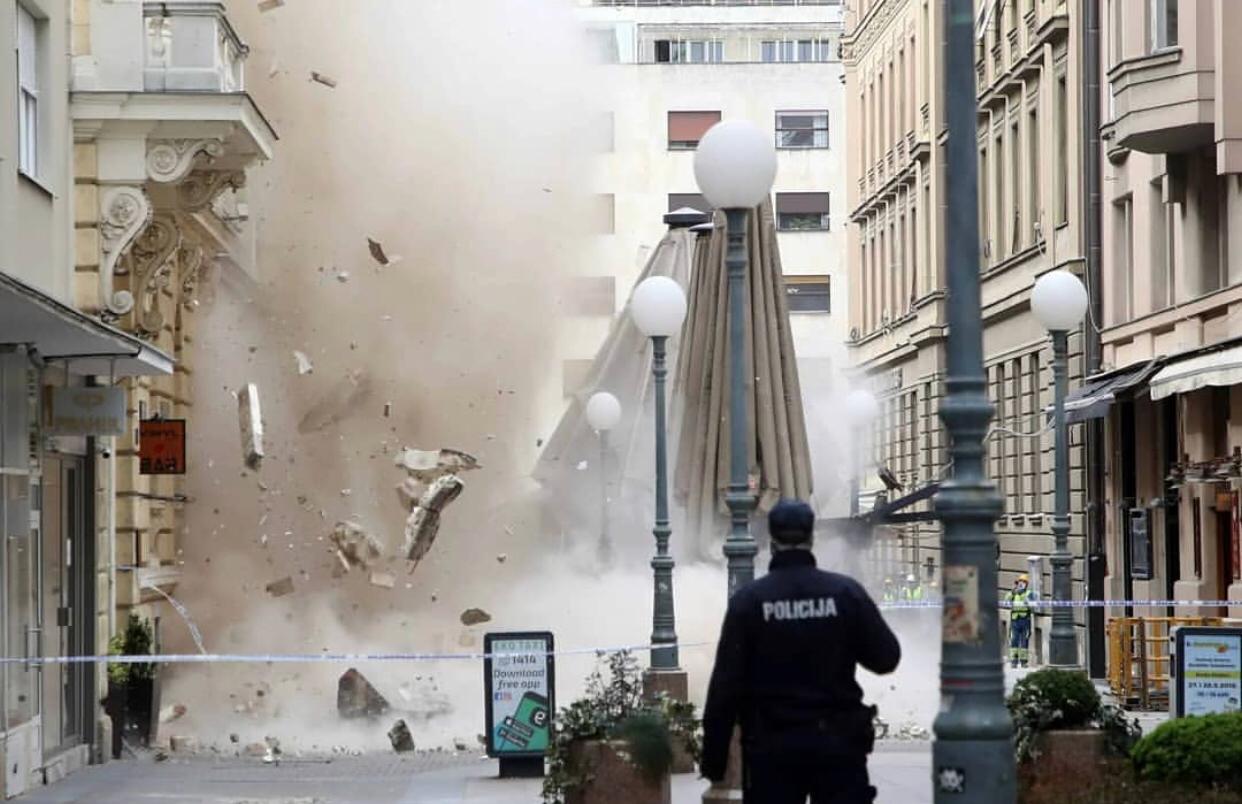 Mărturia unei jurnaliste din Croația: „Poliţia ne spune să stăm afară. Multe clădiri se clatină”