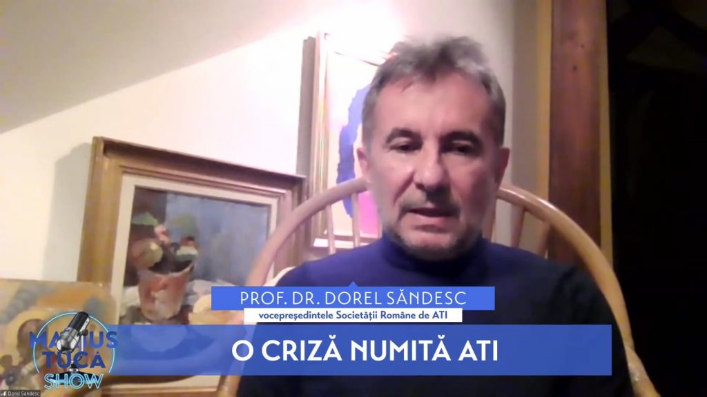 Vicepreşedintele Societăţii Române de ATI, Dorel Săndesc, la "Marius Tucă Show": "România e pe ultimul loc în Europa ca importanță dată sănătății"