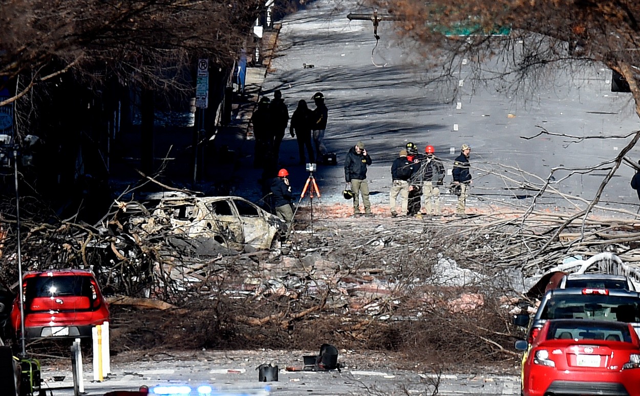 Explozia din Nashville, rezultatul unui posibil atentat sinucigaș. Descoperirile anchetatorilor