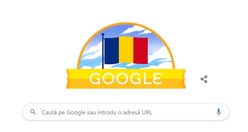 Google sărbătorește Ziua Națională a României