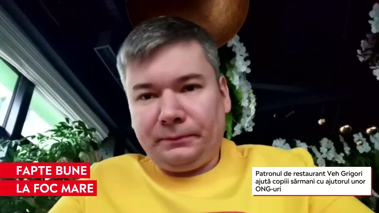 Pandemia i-a închis restaurantul, dar nu a renunțat la bunătate. ”Visul meu a fost să ajut copii, persoane cu dizabilități”