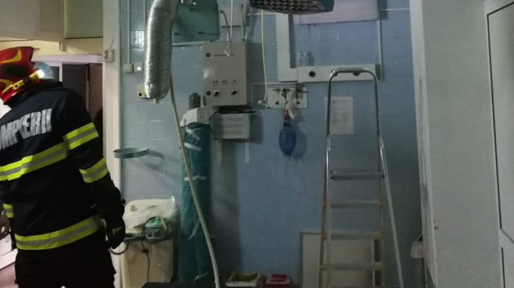 Un incendiu a izbucnit în blocul operator al Institutului de Urologie Cluj. Un pacient era în operație
