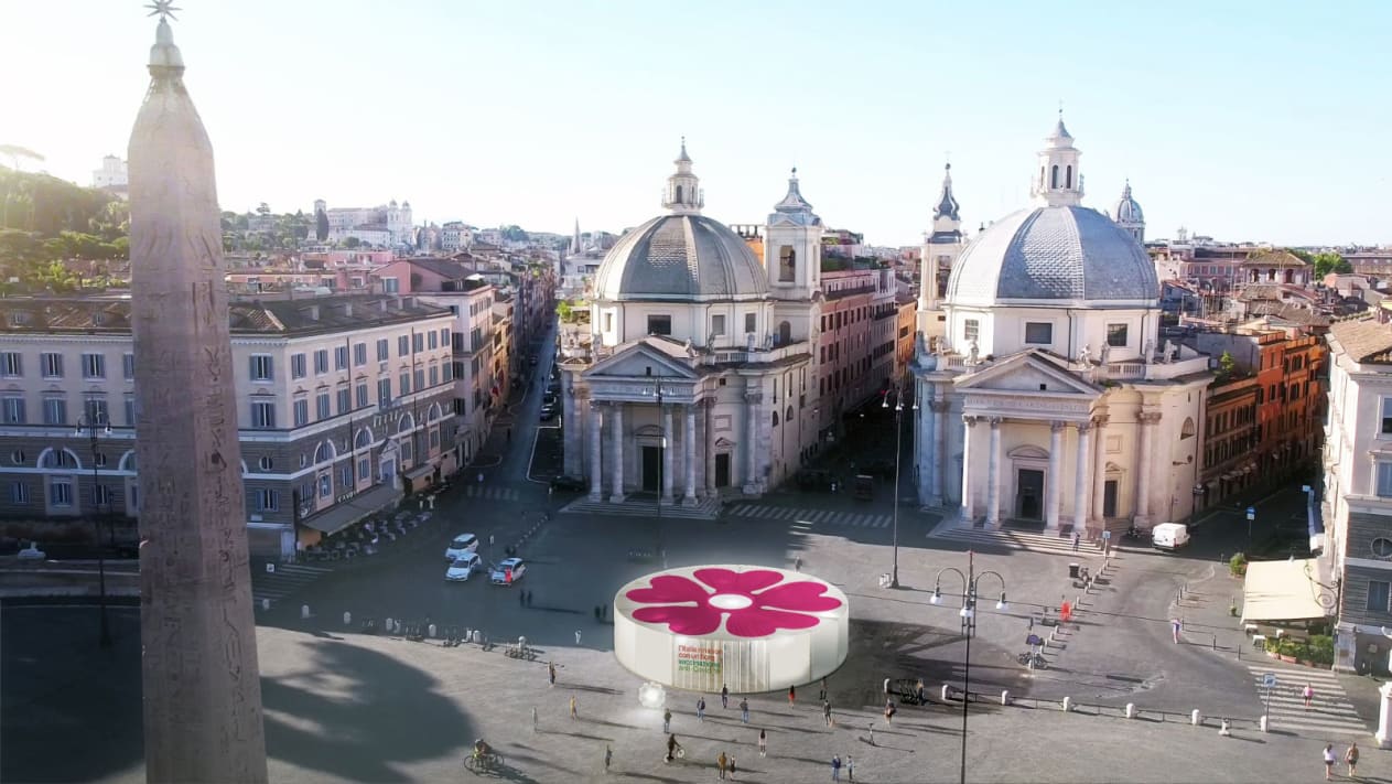 Italia va construi 1.500 de pavilioane de vaccinare în formă de primulă, proiectate de arhitectul Stefano Boeri