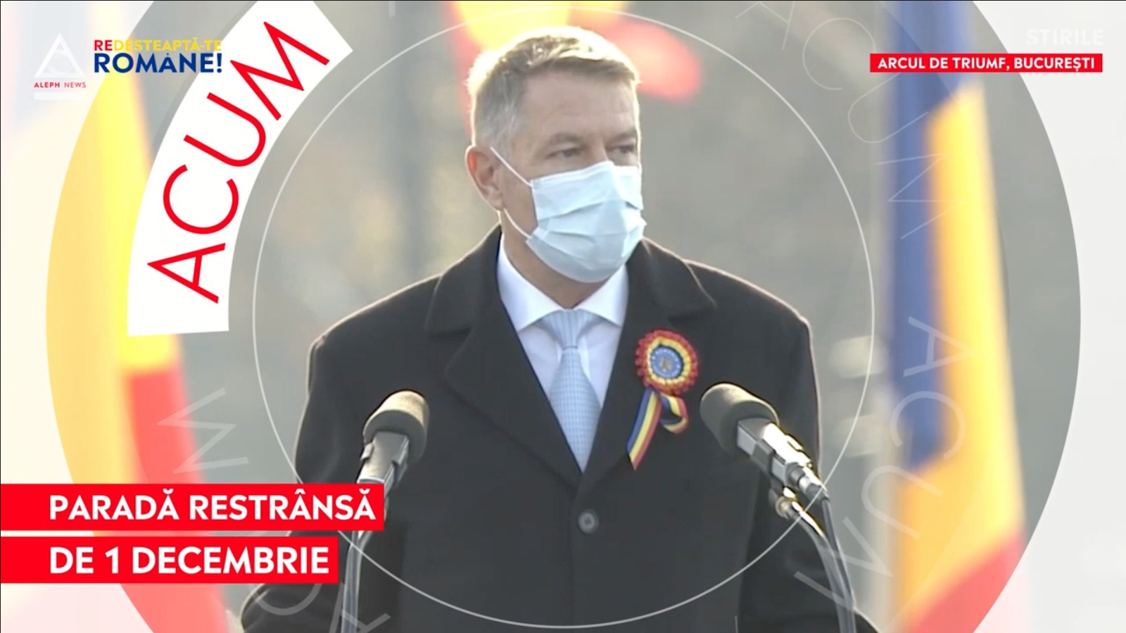 Iohannis: Niciodată n-am întâmpinat 1 Decembrie cu atâta îngrijorare și strângere de inimă. Eroii acestei zile sunt medicii și victimele COVID-19
