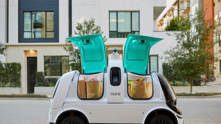 Țara în care se pot face livrări cu maşini fără şofer