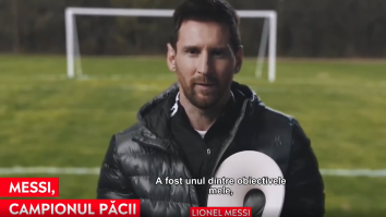 Premiat pentru bunătate. Messi este campionul Păcii în 2020