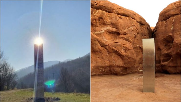 A dispărut cel din SUA, a apărut în România. Ce scrie presa internaţională despre monolitul românesc