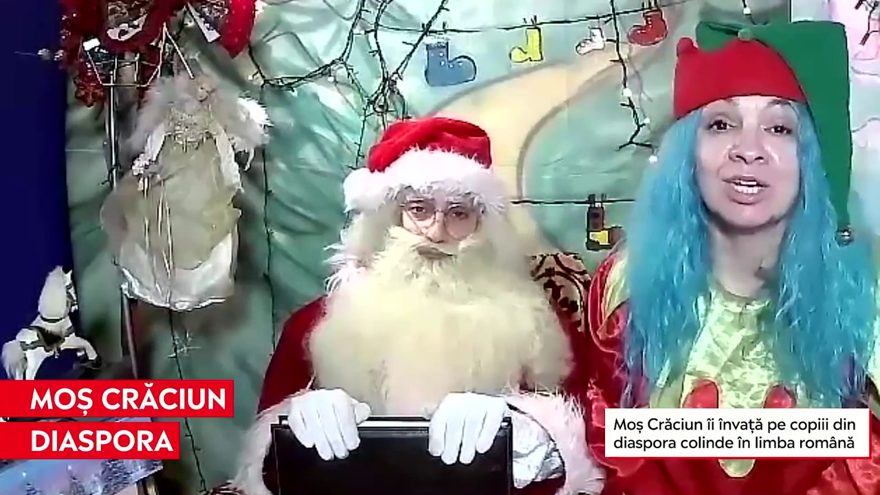 Surpriză pentru copiii români din diaspora. Micuții au fost sunați cu video de Moș Crăciun și Spiridușul Suflețel