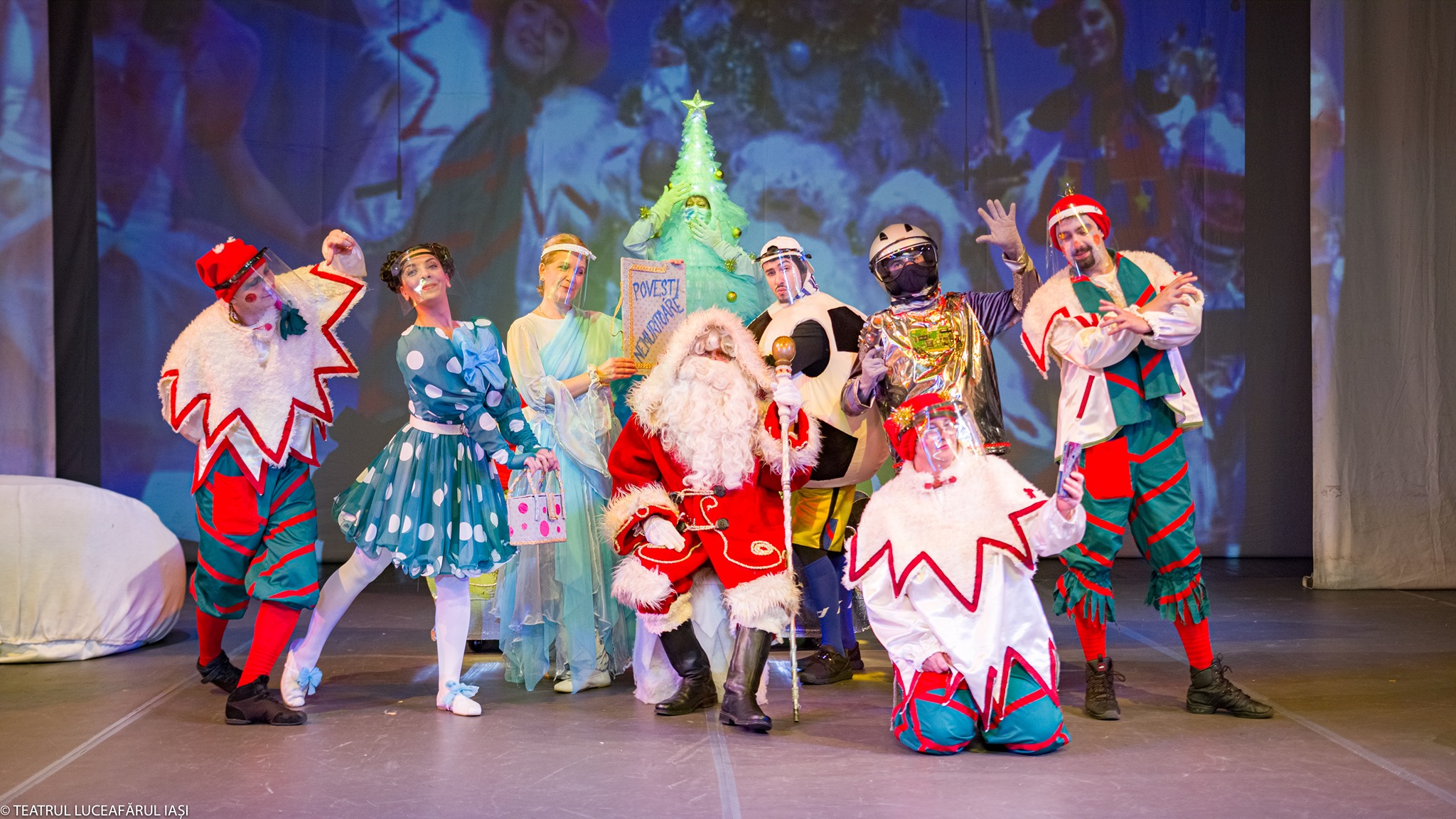 „Moş Crăciun în pandemie”, un spectacol care îi face pe copii să înțeleagă mai bine evenimentele din acest an