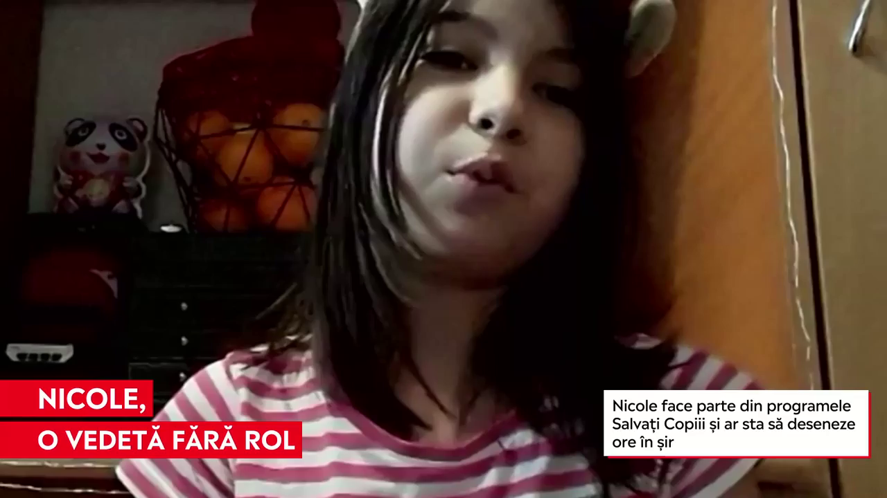 Nicole Popitanu are 12 ani și vrea de Crăciun să elimine virusul: ”Imi doresc  unelte pentru a desena și picta”