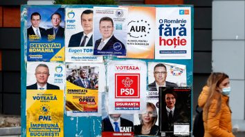 Panou afișe electorale