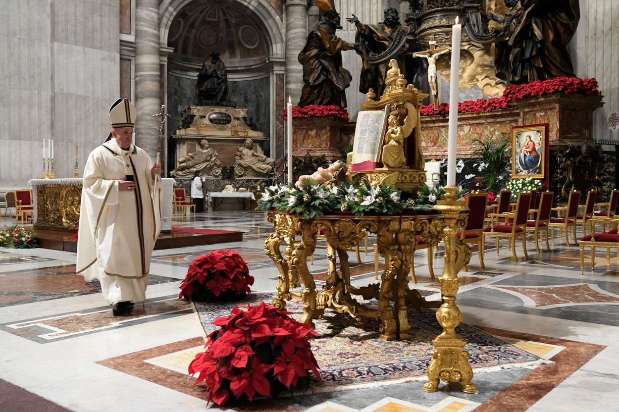 Mesajul de Crăciun al Papei Francisc, plin de iubire și speranță