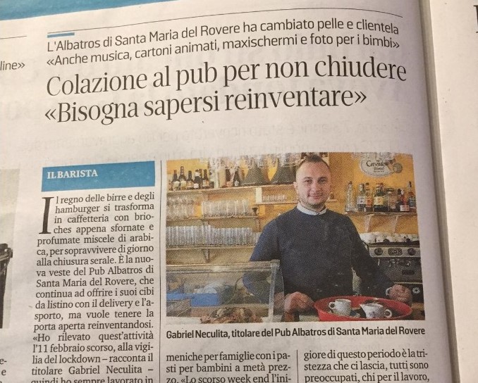 Un român, lăudat de presa italiană pentru că nu s-a lăsat doborât de pandemie. Ideea ingenioasă care i-a salvat afacerea