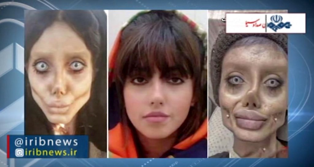 Adolescenta iraniană poreclită „zombie Angelina“ a fost condamnată la 10 ani de închisoare. Acuzațiile care îi sunt aduse