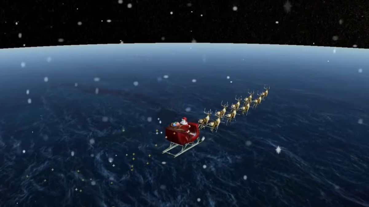 Călătoria lui Moș Crăciun poate fi urmărită în timp real