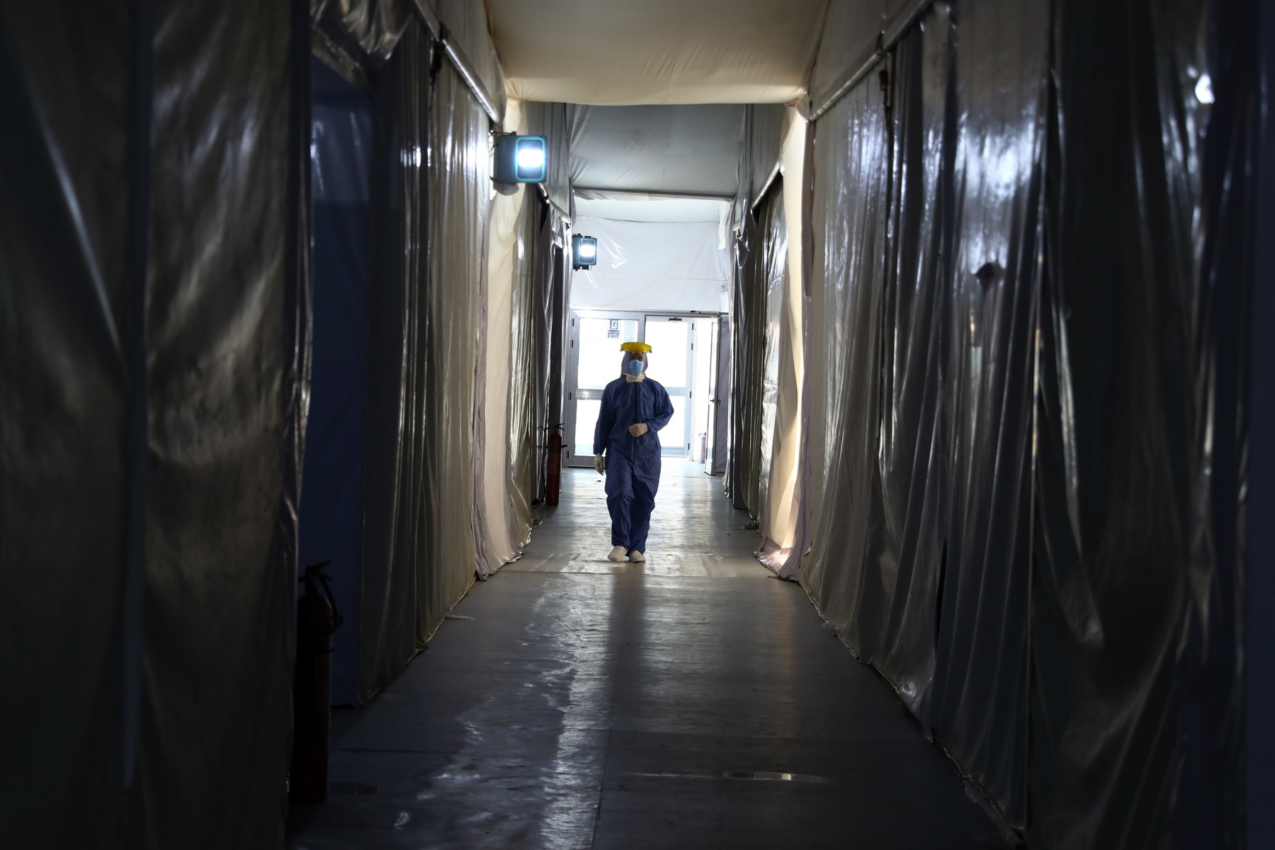 Incendiu puternic într-un spital COVID din Egipt. Șapte persoane au murit