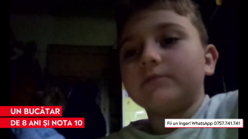 Valentin Popa, un bucătar la 10 ani: ”De Crăciun eu aș vrea un aragaz ca să poată mami să îmi facă prăjituri”