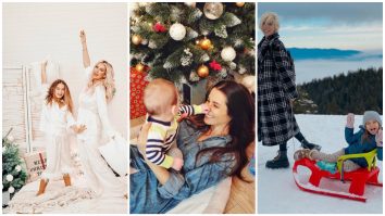 Cum sărbătoresc vedetele Crăciunul alături de familie. Sore și fiica sa fac primul cozonac din viața lor