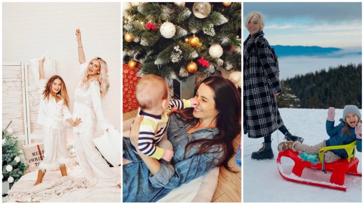 Cum sărbătoresc vedetele Crăciunul alături de familie. Sore și fiica sa fac primul cozonac din viața lor