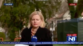 VIDEO Momentul cutremurului din Croaţia, surprins în direct la televizor