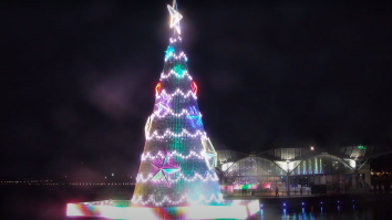 Bradul de Crăciun plutitor, de șapte ani o tradiție în Australia