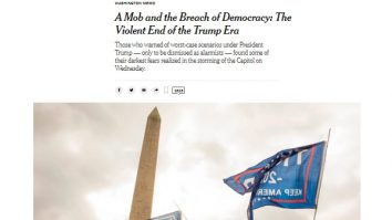 Ce scrie presa mondială despre revolta de la Washington: „Ultimele convulsii ale erei Trump”