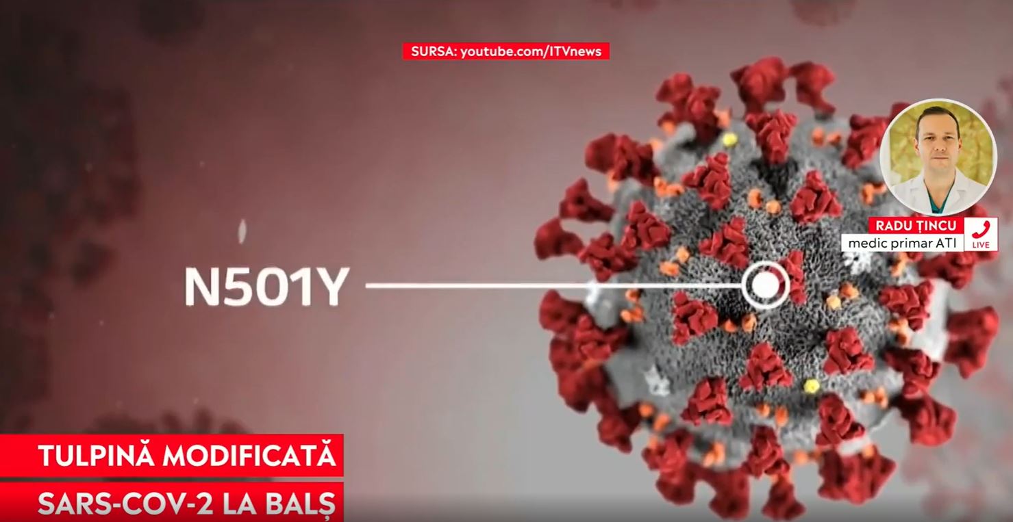 Ministerul Sănătății nu confirmă tulpina britanică a SARS-CoV-2 în România.  O persoană suspectă a fost internată la Matei Balș. Reacția DSU