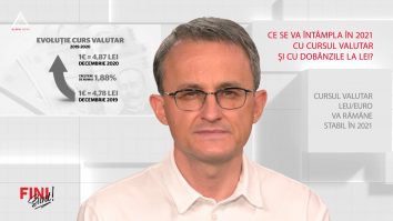 Fini sunt! Ce se va întâmpla în 2021 cu cursul valutar și dobânzile la lei?