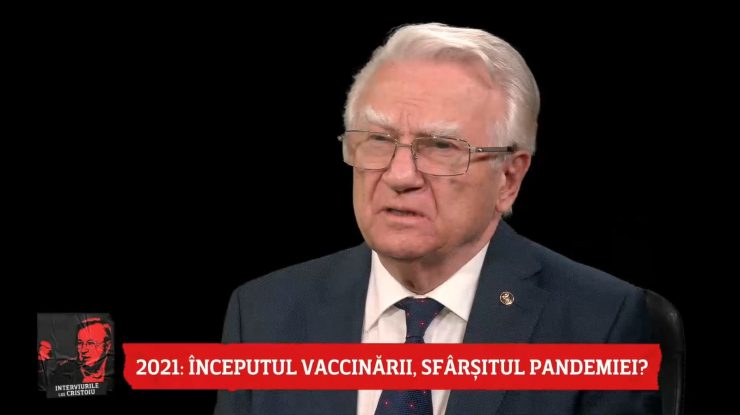 Acad. Victor Voicu despre COVID-19, la Interviurile lui Cristoiu: Trebuie să avem 70% vaccinați pentru că altfel continuă contaminarea în masă