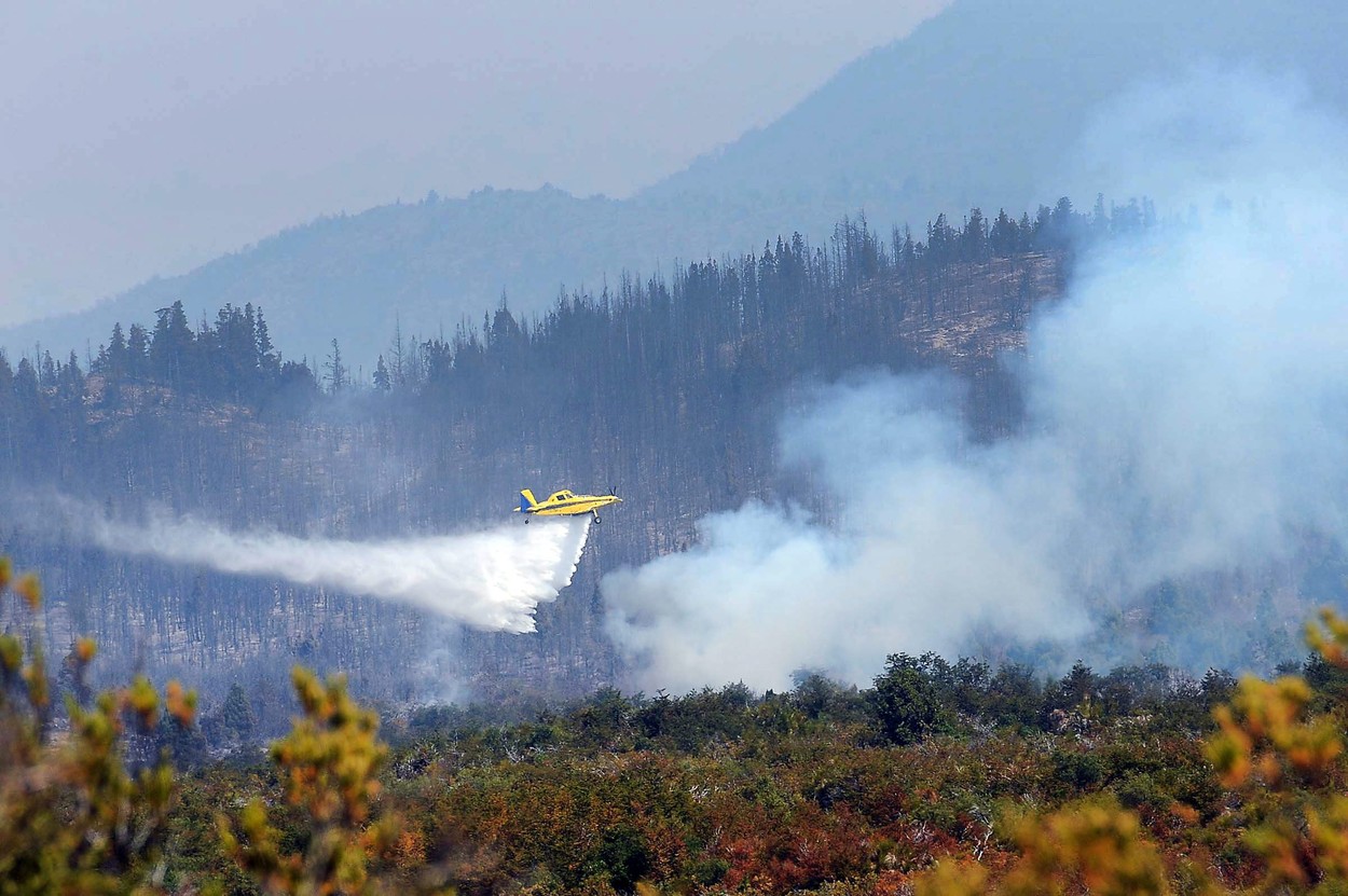 Incendiu devastator în Argentina. Peste 6.000 de hectare de pădure au ars