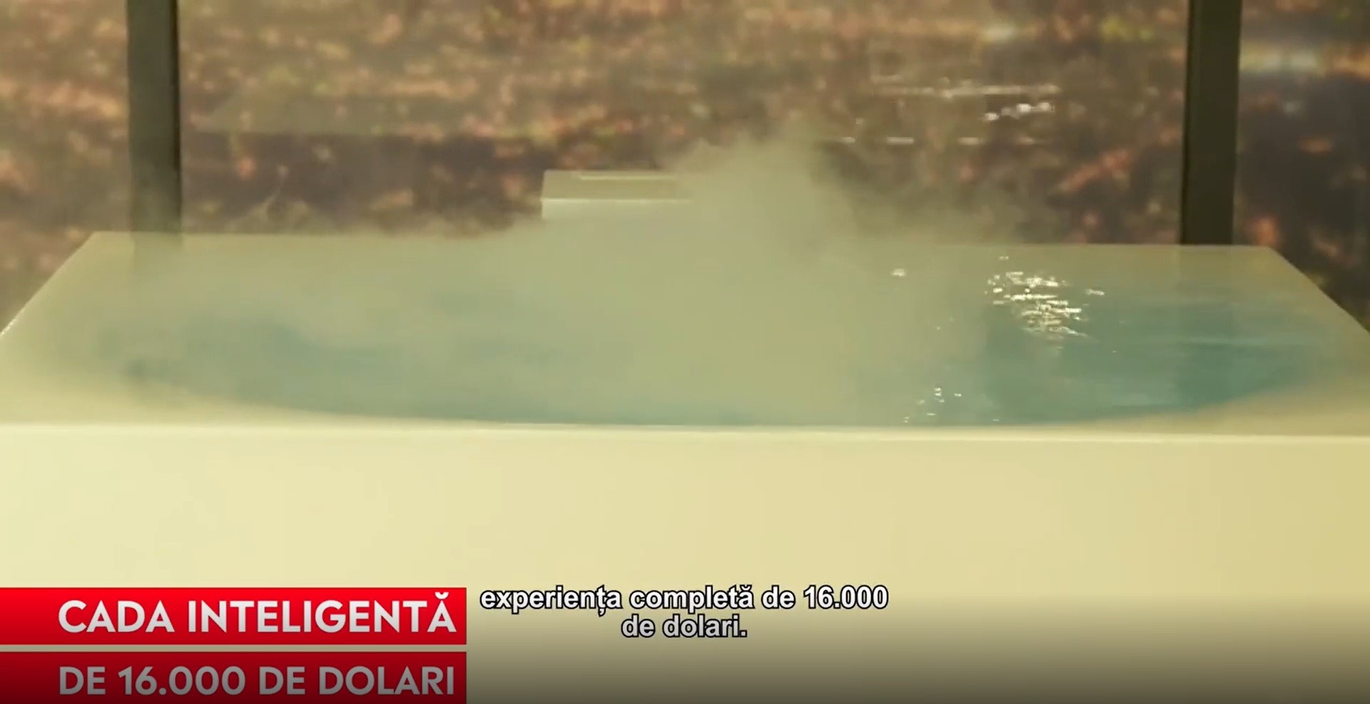 Experiență ca la SPA în propria baie. Ce funcții are o cadă inteligentă de 16.000 de dolari