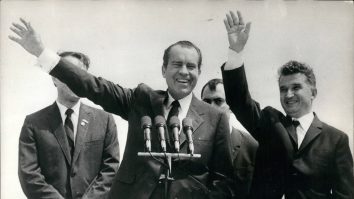 Ceaușescu Nixon