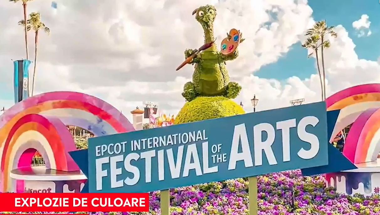 Cum a început 2021 pentru Parcul Disney din Florida. Explozie de culoare pe social media