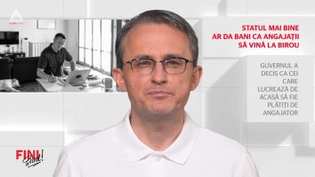 Fini sunt! Statul mai bine ar da 400 de lei bonus ca să vină angajații la birou, nu să stea în telemuncă