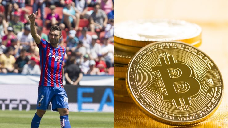 Premieră în fotbal: Transferul unui sportiv spaniol a fost plătit cu criptomonede