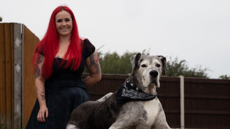 Cel mai înalt câine din lume a murit. Se uita de sus la Shaq și LeBron