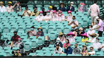 Fanii cricketului australian au făcut spectacol. Au purtat măști și costume pentru a putea intra la meci