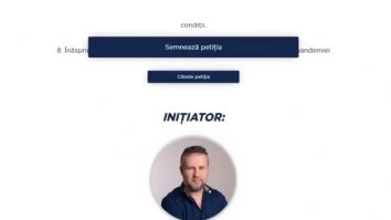 Petiţie pentru reguli mai eficiente anti-COVID-19 lansată de managerul unei clinici medicale private. Ce propune antreprenorul