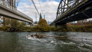 Un pod vechi de peste 150 de ani, construit pe vremea lui Cuza, s-a prăbușit în râul Doftana
