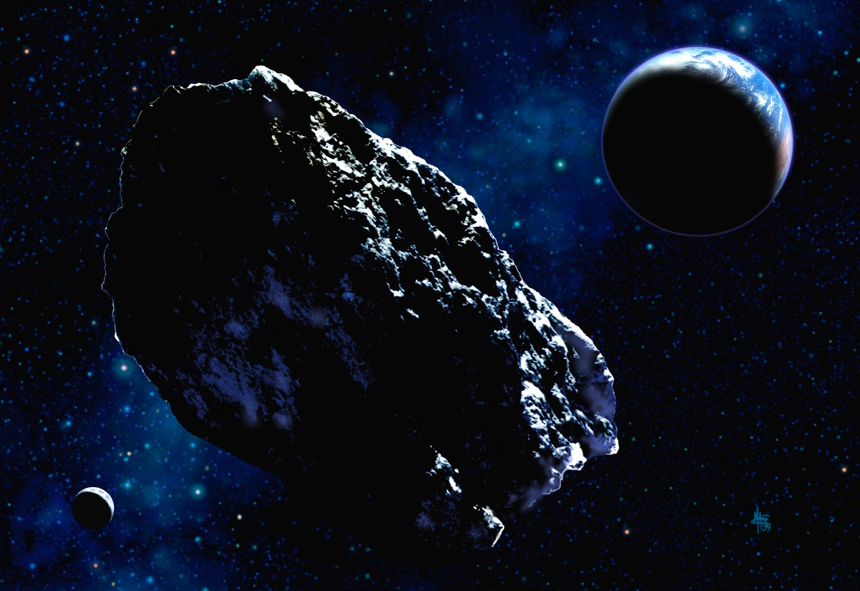 Un asteroid mai mare decât Turnul Eiffel va trece pe lângă Pământ. Când a fost văzut prima dată
